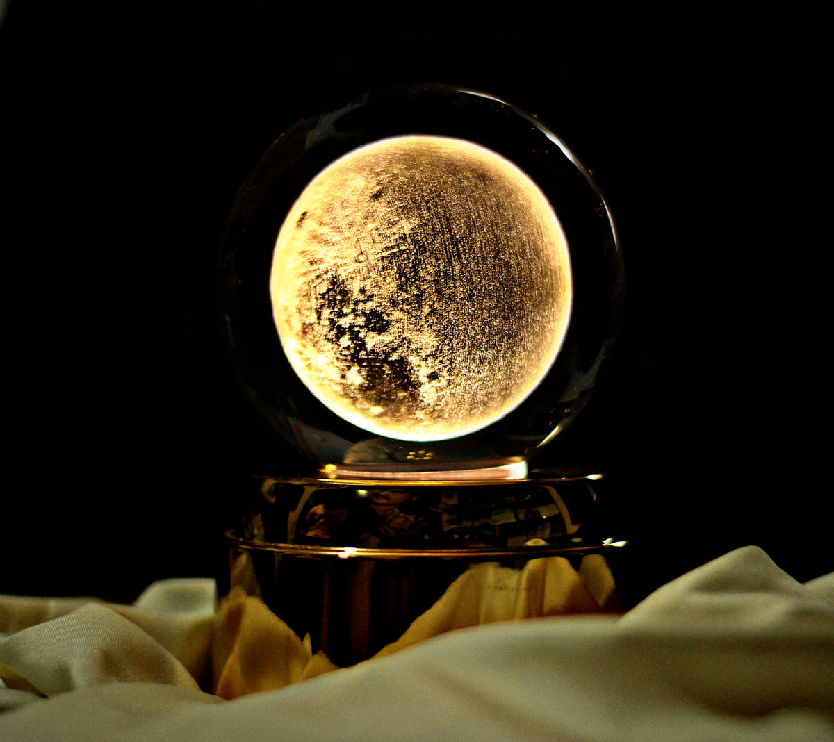 Crystal Rotating Ball Lights