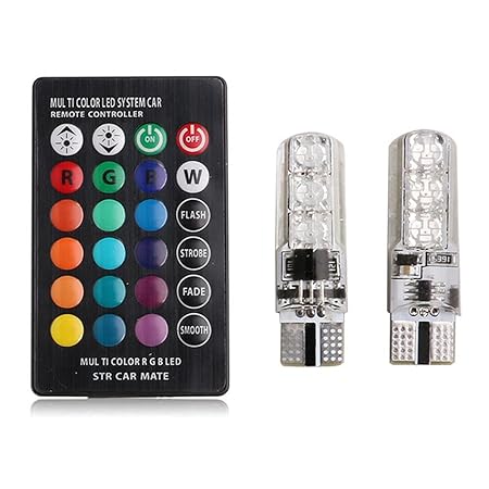 Rgb Multicolor Car Led Bulbs