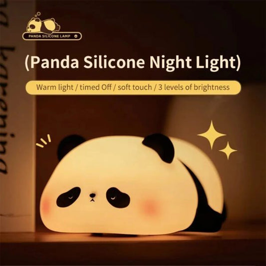 Cute Panda Silicone Night Light
