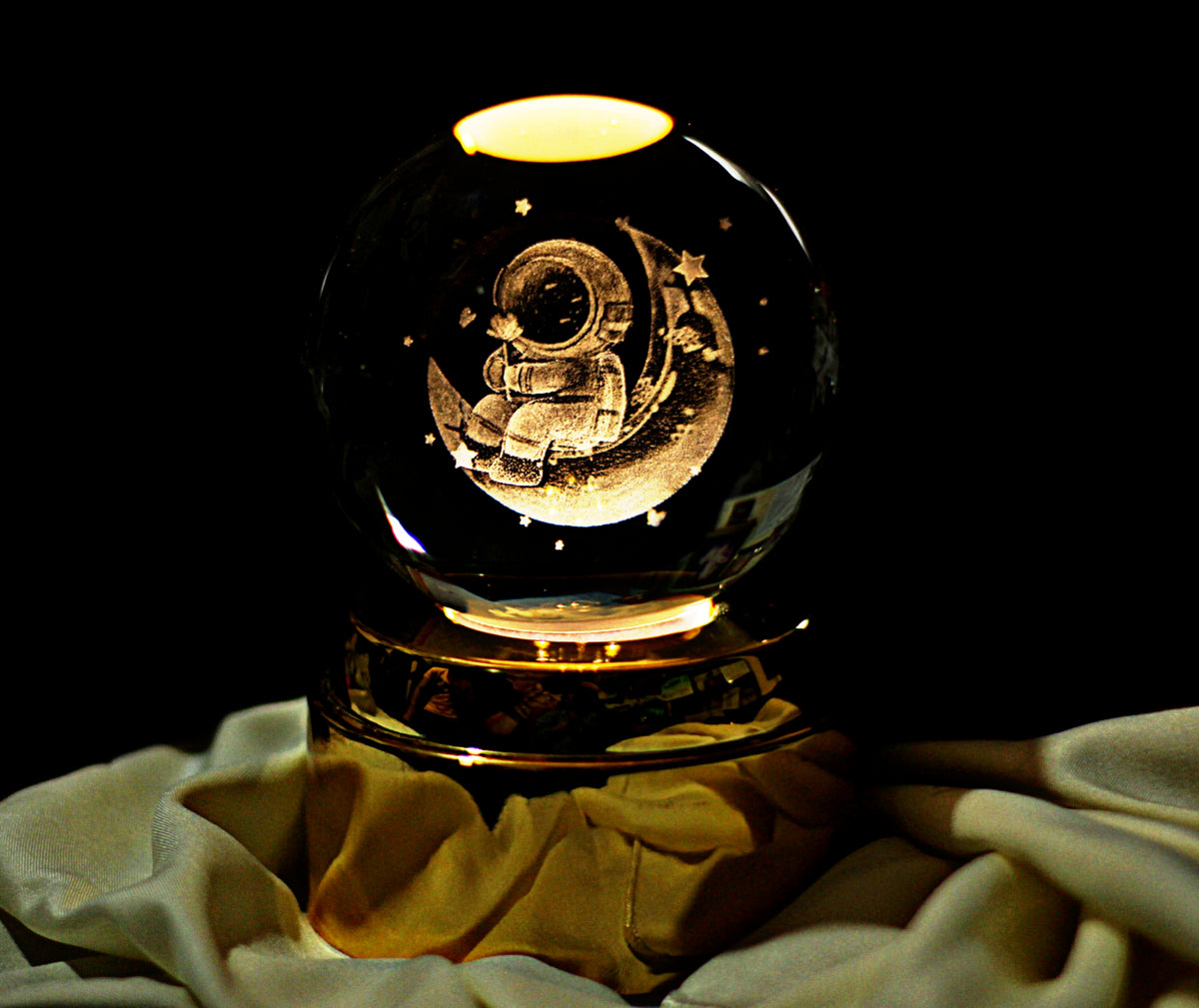 Crystal Rotating Ball Lights