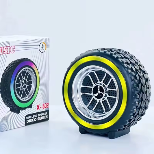 Rgb Wheel-shaped Wireless Speaker