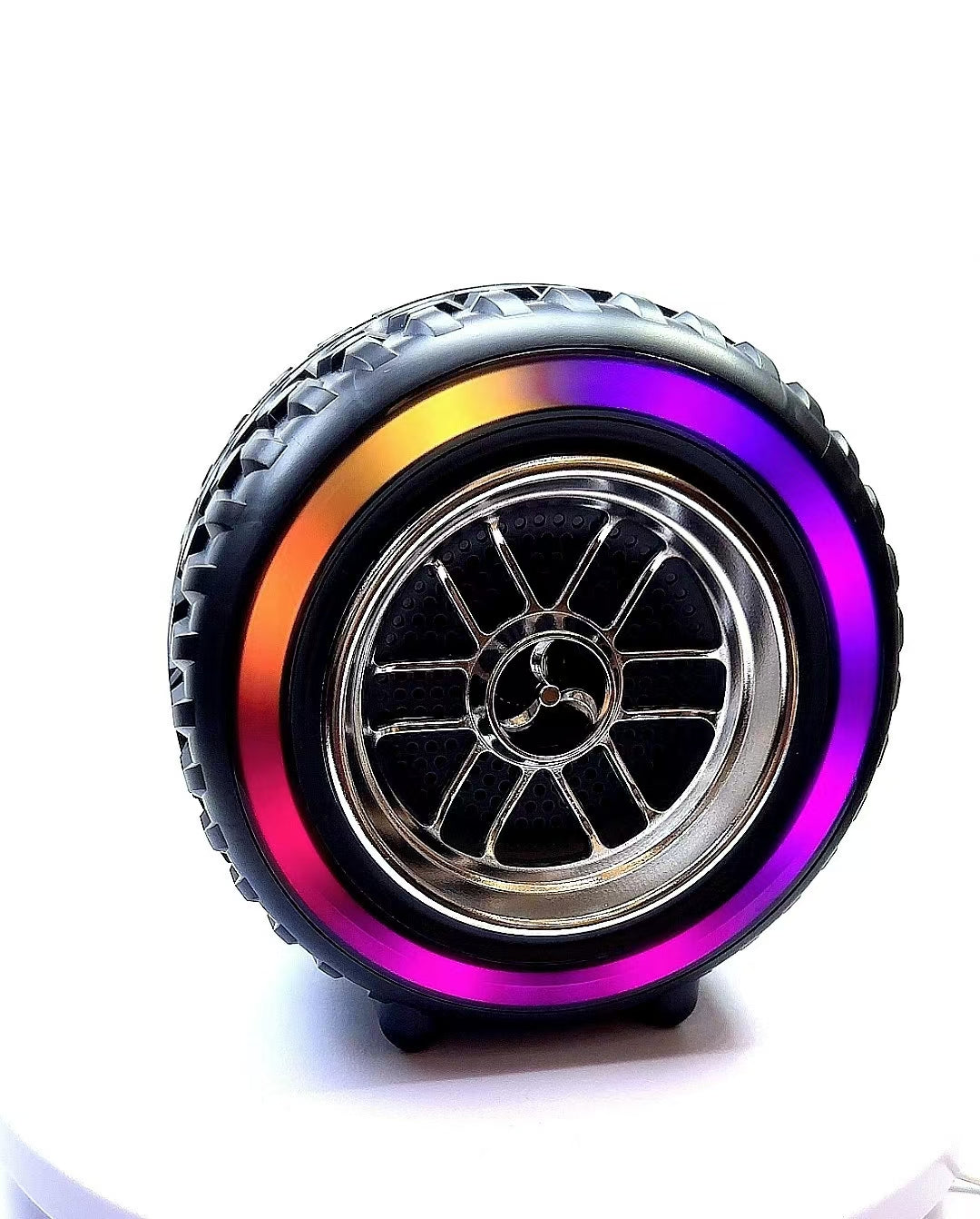 Rgb Wheel-shaped Wireless Speaker